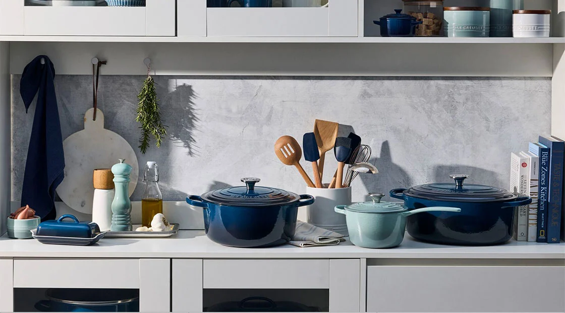 nuit, sea salt and white items on shelves